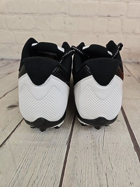 Nike 599008 001 Alpha Pro D Men's Football Cleats Black Dark Grey White US 9.5