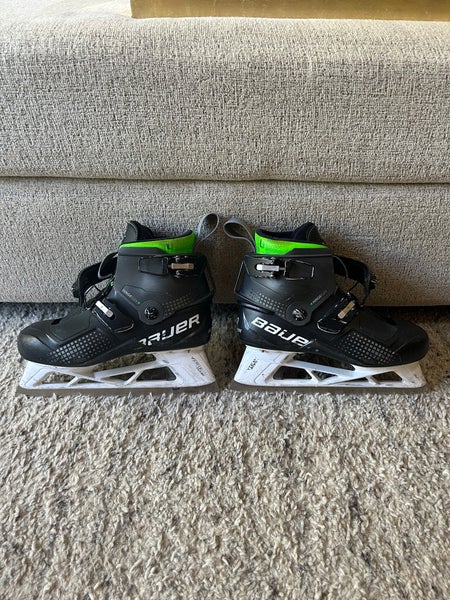 Used Senior Bauer Regular Width 7 Konekt Hockey Goalie Skates