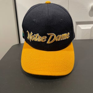 Vintage Norte Dame Blue New One Size Fits All  Hat