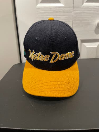Vintage Norte Dame Blue New One Size Fits All  Hat