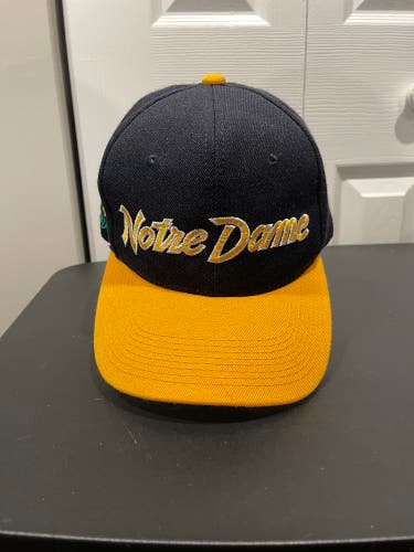 Vintage Norte Dame Blue New One Size Fits All Hat