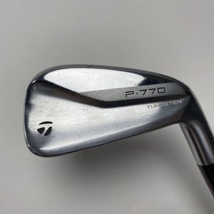 Taylormade 2020 P770 7 Iron Fitter 2* Flat UST Mamiya Recoil ES 780 F4 Stiff RH