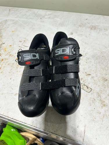 Black Used Men's Sidi Cycling Shoes 10.5 Men’s Wide (45eu)