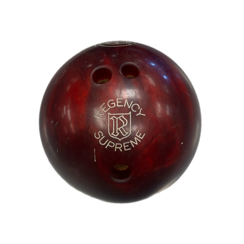 Used Red Ebonite Regency Supreme Bowling Ball