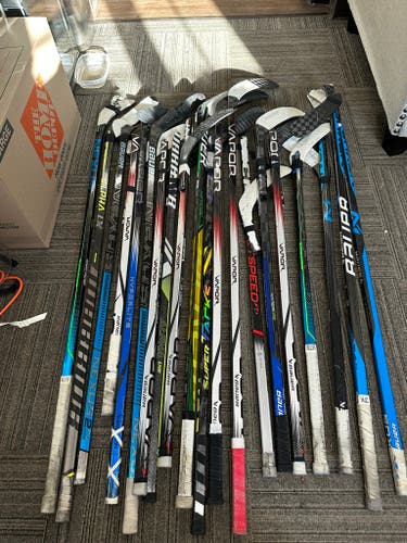 x20 Broken Hockey Sticks for Repair or Projects - #Q504