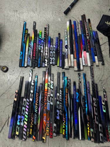 x60 Broken Hockey Sticks for Projects - #G1