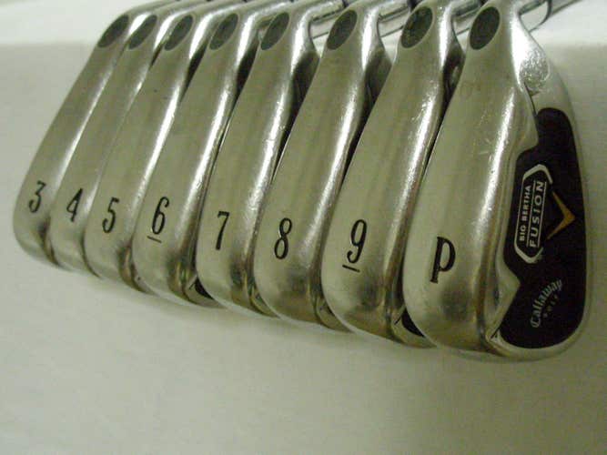 Callaway Big Bertha Fusion Irons Set 3-PW (Steel Dynamic Gold, Stiff) Golf Clubs