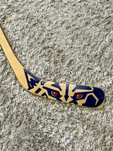 Vintage Florida Panthers Puck Display Hockey Stick (Gold)