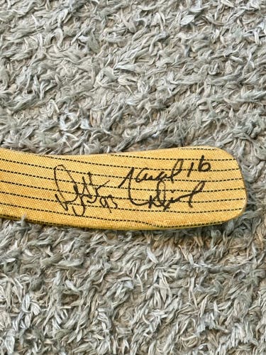 Vintage Buffalo Sabres Autographed Hockey Stick - Doug Gilmour & Marcel Dionne Autograph