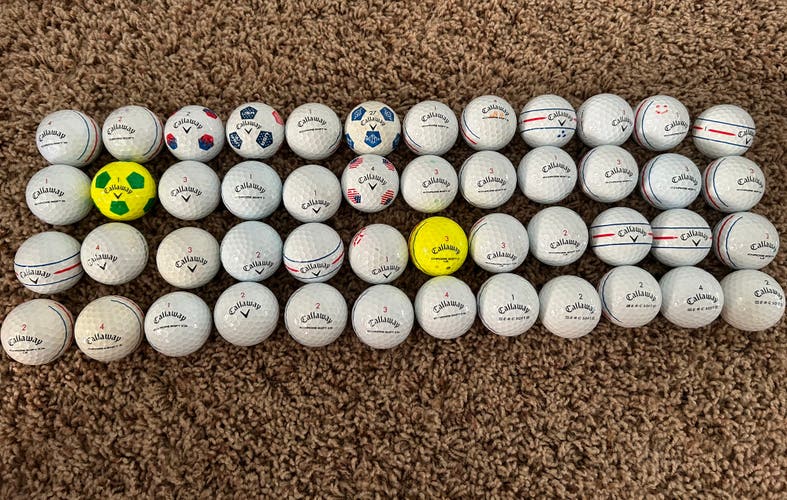 Like New, Callaway 48 Chrome Soft Assortment