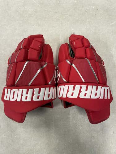Used Warrior Fatboy Burn 14" Lax Goalie Gloves