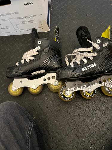 Bauer rs roller hockey skate size 12 youth