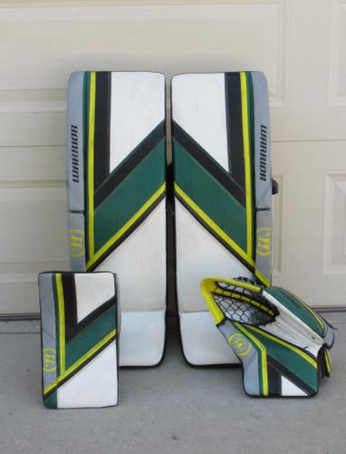 Warrior Custom R/G6 Pro+ Senior Regular Goalie Full Set 34"+ 1.5" - Used