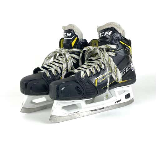 Used Ccm Super Tacks 9380 Goalie Skates Senior 6.5