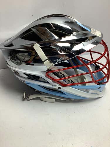 Used Cascade Xrs Chrome Color Mask One Size Lacrosse Helmets