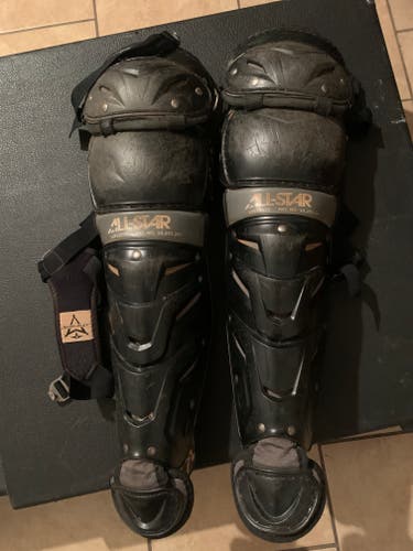 Used All Star System 7 Axis Catcher's Leg Guard And All Star Axis Chest Protector