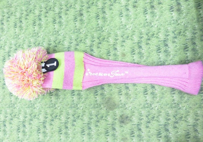 ROCKET TOUR 1 Driver Headcover - Pink Green ..