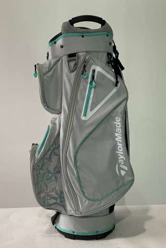 TaylorMade Select ST Kalea Cart Bag Gray 15-Way Divide Single Strap Golf Bag