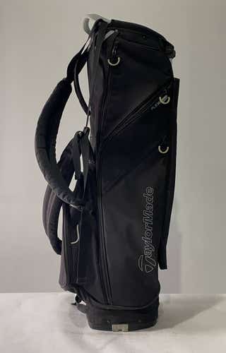 TaylorMade FlexTech Stand Bag Black 4-Way Divide Dual Strap Golf Bag