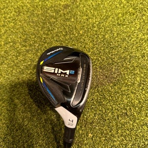TaylorMade SIM 2 Max 4 22* Hybrid, Bassara Regular Flex, RH