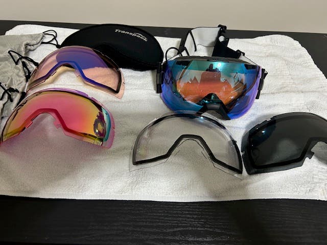 Smith I/OX Ski Goggles with fan, 5 lenses