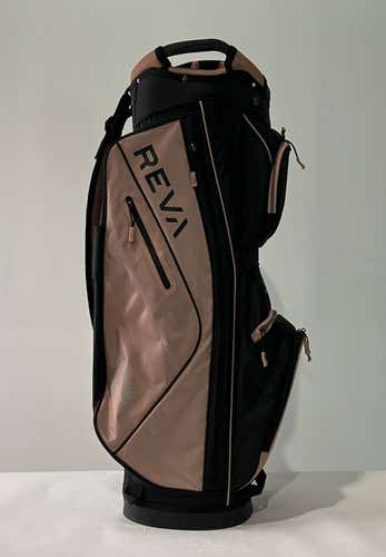 Callaway Reva Cart Bag Black Pink 14-Way Divide Single Strap Golf Bag