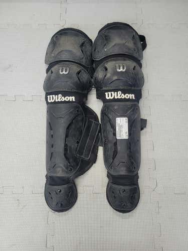 Used Wilson Shin Guards Youth Catcher's Equipment