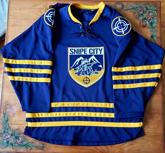 "Snipe City" Hockey Jersey. Customization included
