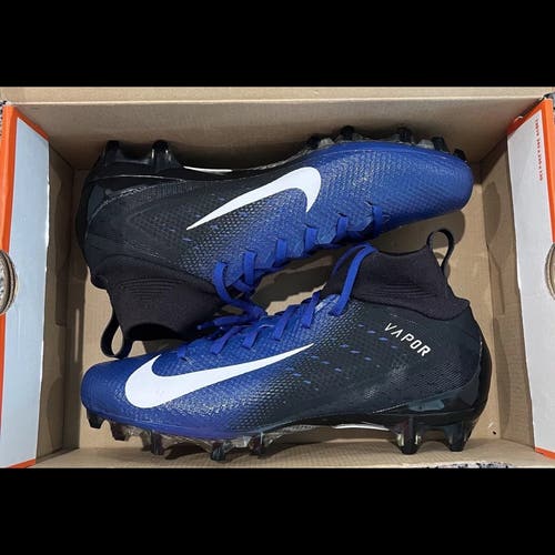 Size 12.5 Nike Vapor Untouchable Pro 3 Football Blue Black AO3021-001 New