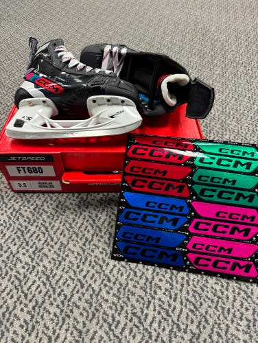 CCM Jetspeed FT680 size 3.5 regular width skates