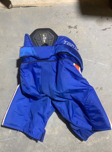 Blue Used Junior XL CCM Tacks 65c Hockey Pants