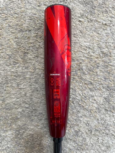Used 2023 DeMarini Zoa USSSA Certified Bat Composite 16 oz 27"