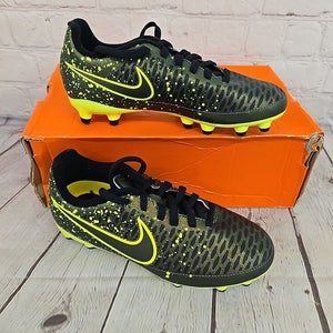 Nike JR Magista ONDA FG Youth Soccer Cleats Dark Citron Volt Black US Size 1.5Y
