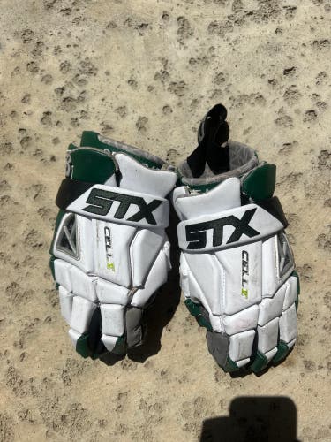 Binghamton Stx gloves- white