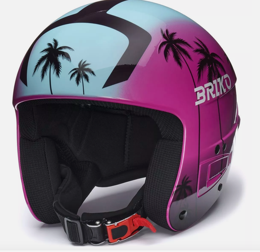 Briko Vulcano FIS Graphik Helmet - Shiny Flirt Purple.Blue.Violet