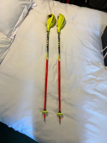 Used 46in (115cm) Leki SL Ski Poles