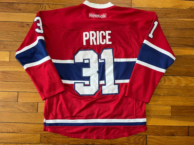 Carey Price Montreal Canadiens Reebok Premier Jersey Size M MSRP $225