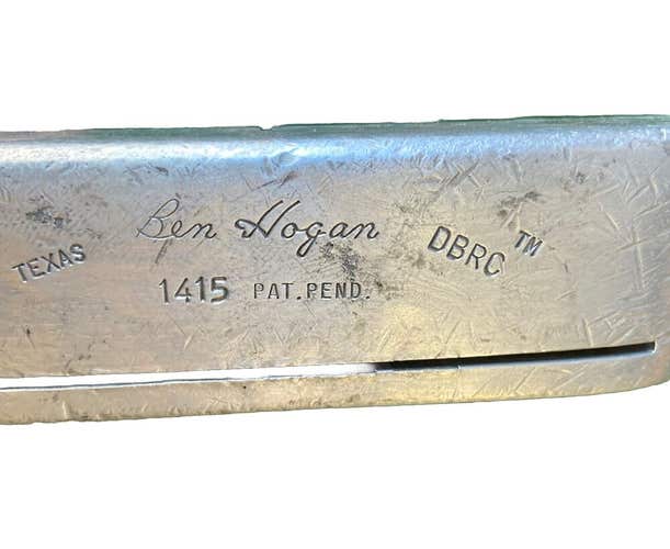 Ben Hogan 1415 DBRC Texas Slotted Putter RH Steel 34.5 In. Vintage Grip RH Nice