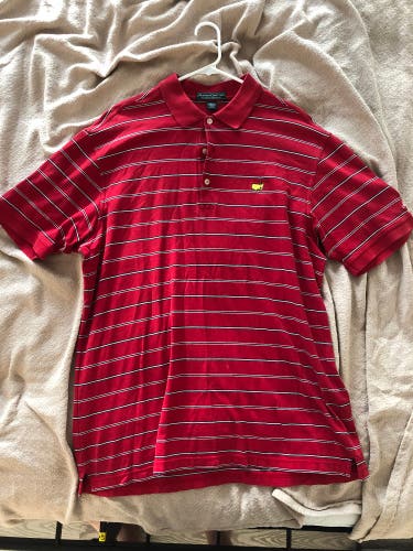 Official Masters Golf Polo Size Large