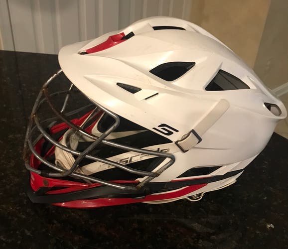 Cascade S Helmet (White/Red)