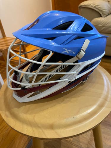 Blue And Red Lightly Used Cascade XRS Helmet