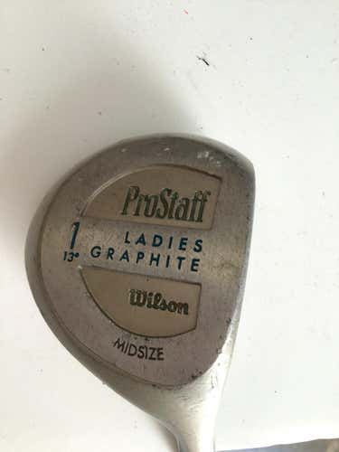 Used Wilson Prostaff 10.5 Degree Graphite Ladies Golf Drivers