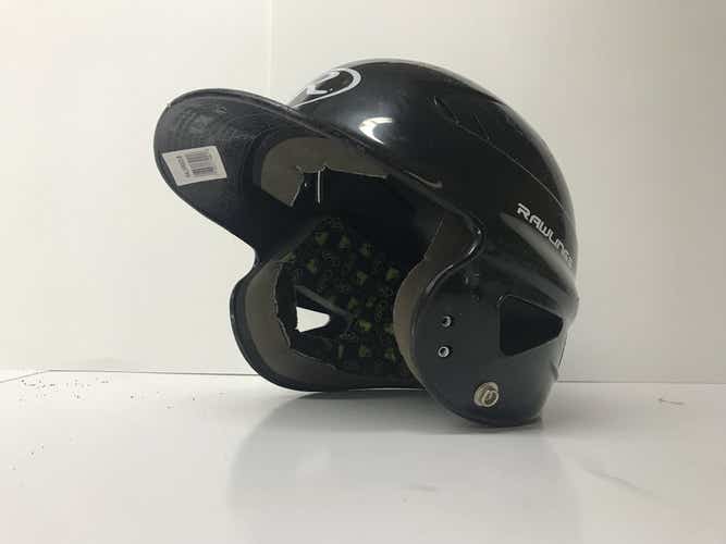 Used Rawlings Black Helmet M L Standard Baseball And Softball Helmets