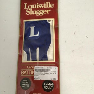 Used Louisville Slugger M L Single Baseball & Softball Batting Gloves