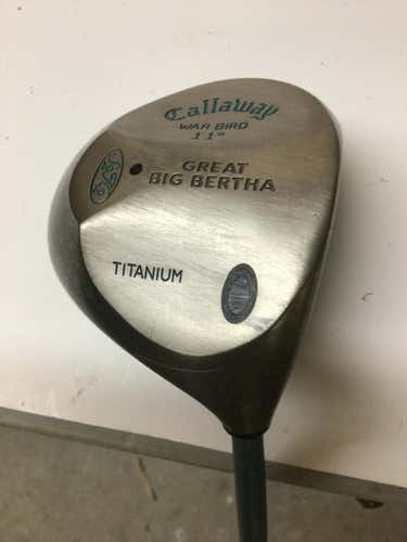 Used Callaway War Bird Great Big Bertha 11.0 Degree Graphite Ladies Golf Drivers
