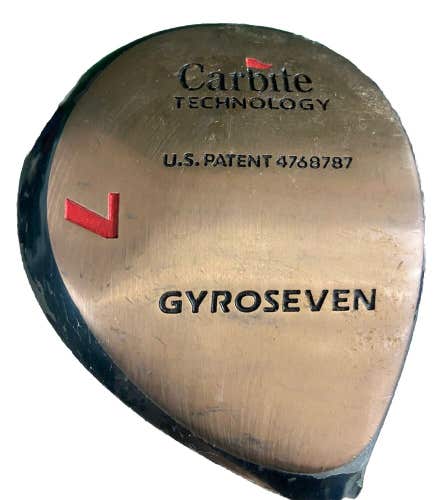 Carbite Technology Gyroseven 7 Wood 21* Regular Graphite 41" Nice Grip Men's RH