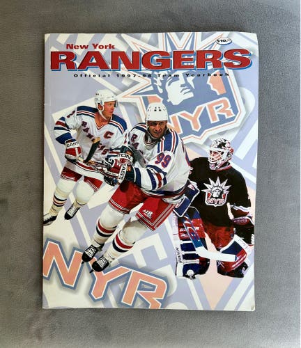 New York Rangers Official NHL Team Yearbook 1997 Season By Finlay Sports Gretzky