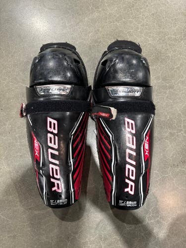 Used Junior Bauer NSX Shin Pads 11"