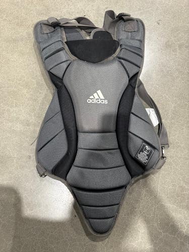 Gray Used Adult Adidas Captain Catcher's Chest Protector