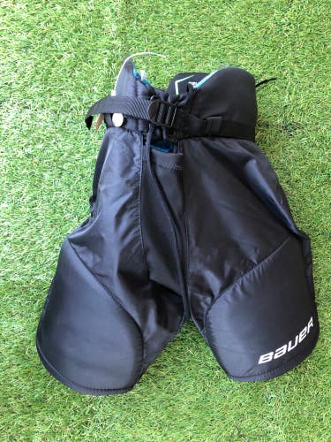 Black New Youth Large Bauer Bauer x Hockey Pants